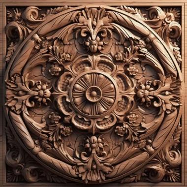 Patterns and decorations stl perfect symmetrical 2 3d model