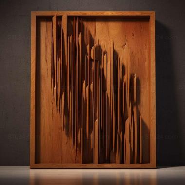 Patterns and decorations Barnett Newman American artist 4 3d model
