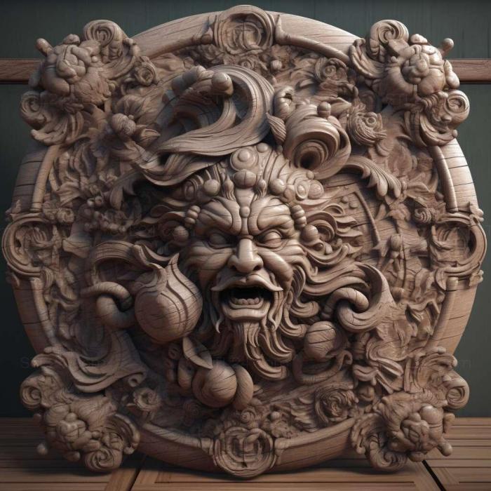 Patterns and decorations (stl detailed unreal 3, PATTERN_1471) 3D models for cnc