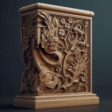 Patterns and decorations stl Pedetes surdaster 1 3d model