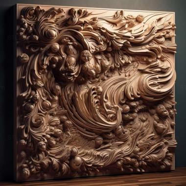 Patterns and decorations stl hyperrealistic ultra 3 3d model