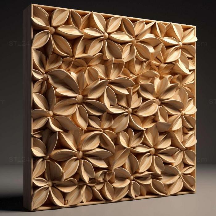 Patterns and decorations (stl Shigeru Ban 1, PATTERN_1505) 3D models for cnc