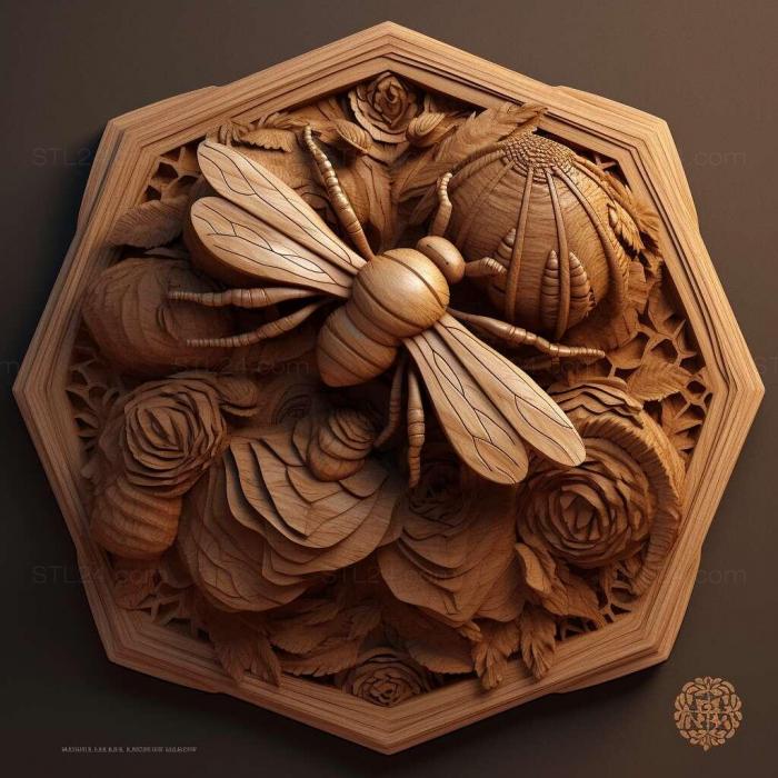 Patterns and decorations (stl Sphex gracilis 4, PATTERN_152) 3D models for cnc