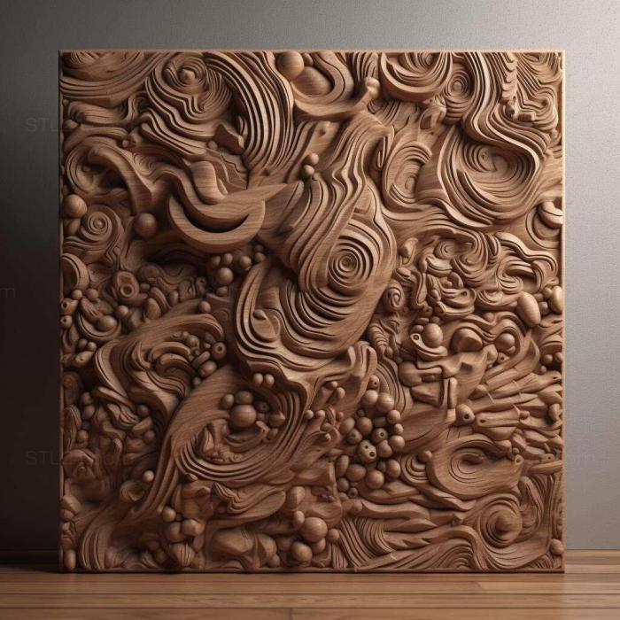 Patterns and decorations (stl Formica pressilabris 1, PATTERN_1525) 3D models for cnc