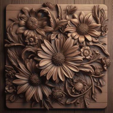 Patterns and decorations st Anthemurgus passiflorae 1 3d model