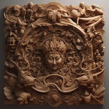 Patterns and decorations stl Malacoraja obscura 1 3d model