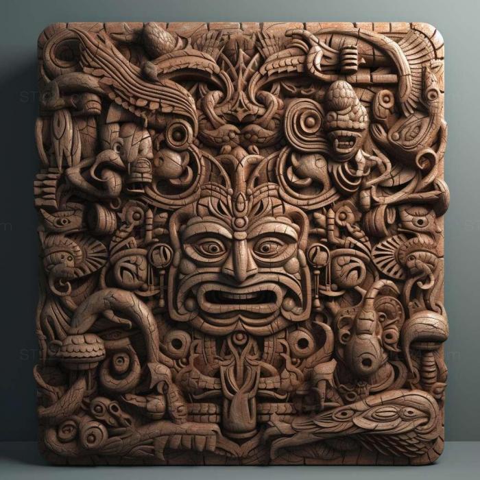Patterns and decorations (stl Malacoraja obscura 3, PATTERN_1583) 3D models for cnc