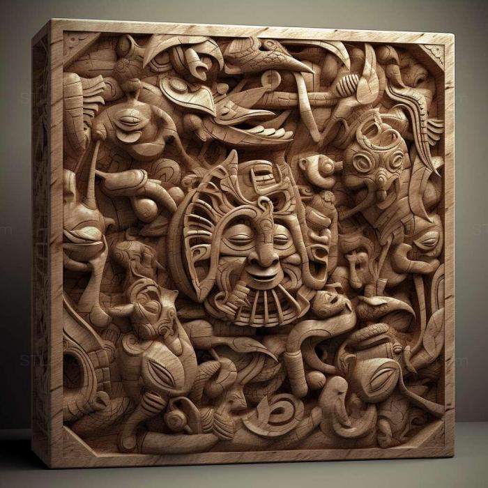 Patterns and decorations (stl Malacoraja obscura 4, PATTERN_1584) 3D models for cnc