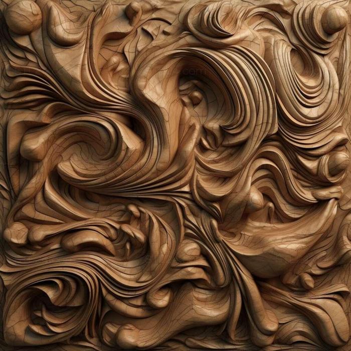 Patterns and decorations (stl abstract ure 3, PATTERN_1603) 3D models for cnc