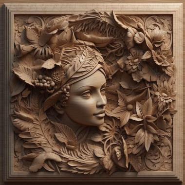 Patterns and decorations stl Mahea durrelli 4 3d model