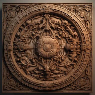 Patterns and decorations stl Dasymutilla archboldi 1 3d model