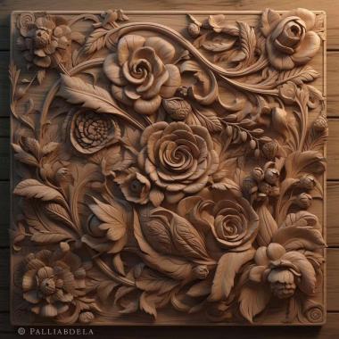 Patterns and decorations stl Salcedia robusta 1 3d model