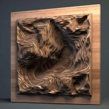 Patterns and decorations stl Hydrochasma sinuatum 2 3d model