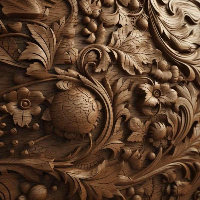 Patterns and decorations (stl small details 2, PATTERN_1666) 3D models for cnc