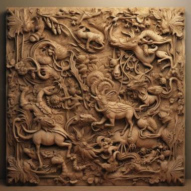Patterns and decorations stl Largusoperla brianjonesi 2 3d model