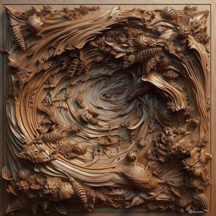 Patterns and decorations (stl Rhopalomastix 4, PATTERN_1732) 3D models for cnc