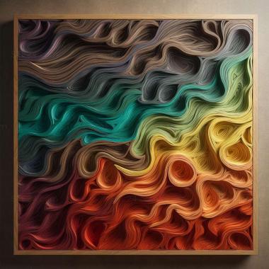 Patterns and decorations stl color gradient 2 3d model