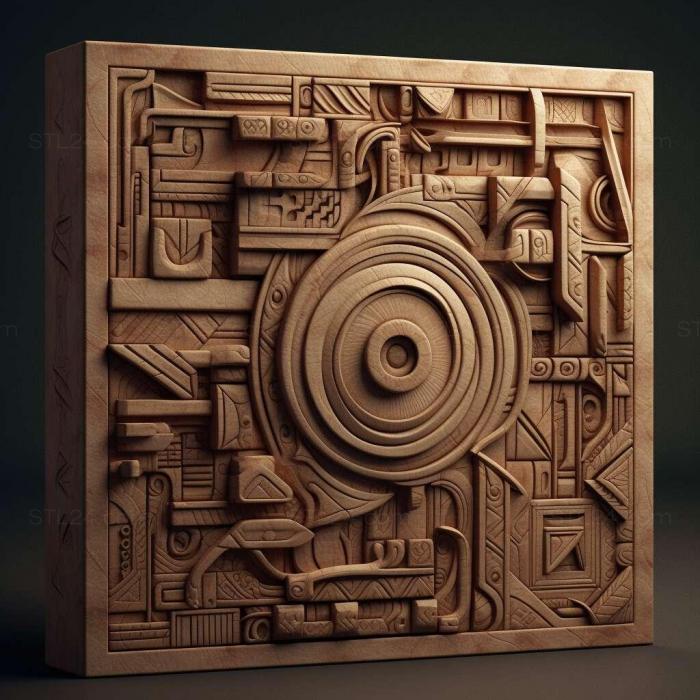 Patterns and decorations (stl Glypholomatinae 1, PATTERN_1741) 3D models for cnc