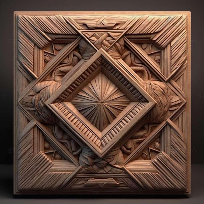 Patterns and decorations (stl Pison angustivertex 1, PATTERN_177) 3D models for cnc
