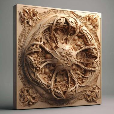 Patterns and decorations stl Leucochloridium paradoxum 1 3d model