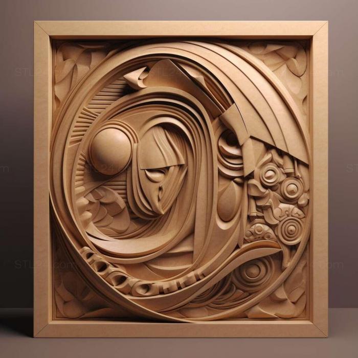 Patterns and decorations (Charls Mackintosh 2, PATTERN_1810) 3D models for cnc