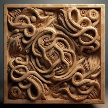 Patterns and decorations stl Ceropales kriechbaumeri 4 3d model