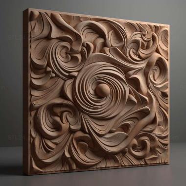 Patterns and decorations stl Formica bruni 1 3d model