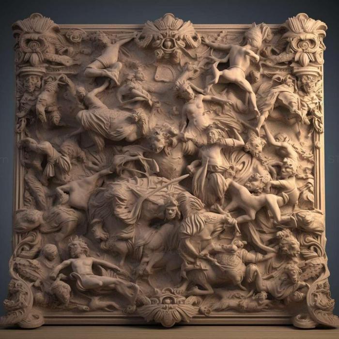 Patterns and decorations (stl Cerastipsocini 2, PATTERN_1858) 3D models for cnc