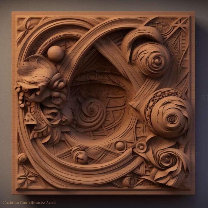 Patterns and decorations (stl Cambaroides 1, PATTERN_1889) 3D models for cnc