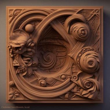 Patterns and decorations stl Cambaroides 1 3d model