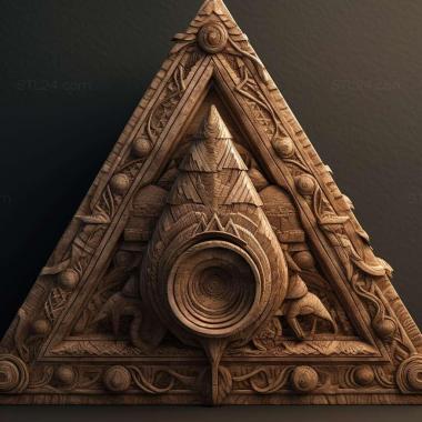Patterns and decorations stl Delta pyriforme 1 3d model