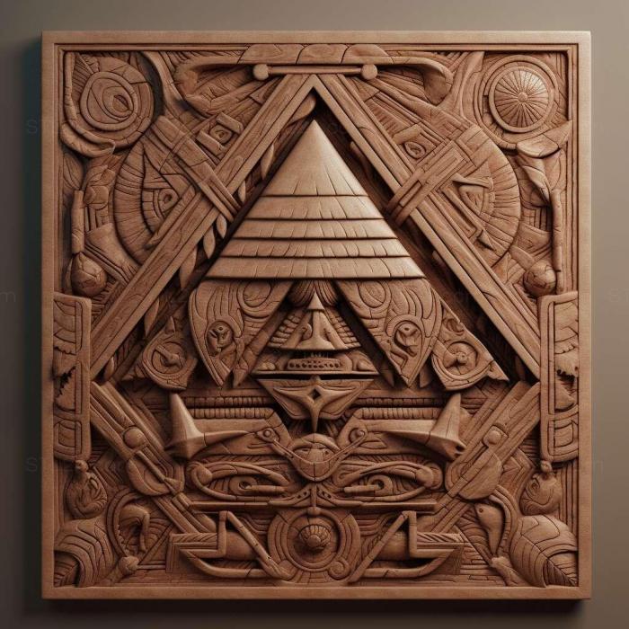 Patterns and decorations (stl Delta pyriforme 2, PATTERN_1902) 3D models for cnc