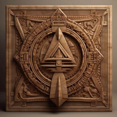 Patterns and decorations stl Delta pyriforme 4 3d model