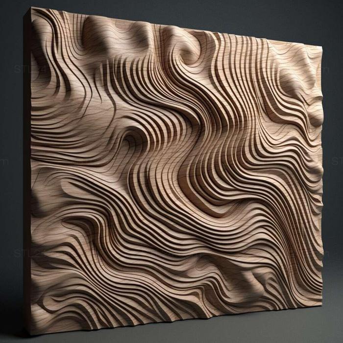 Patterns and decorations (stl Formica gagates 3, PATTERN_1907) 3D models for cnc