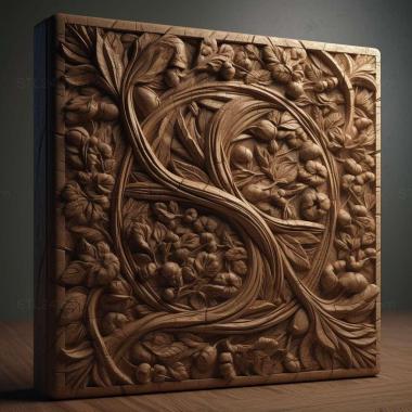 Patterns and decorations stl design concept 4 3d model