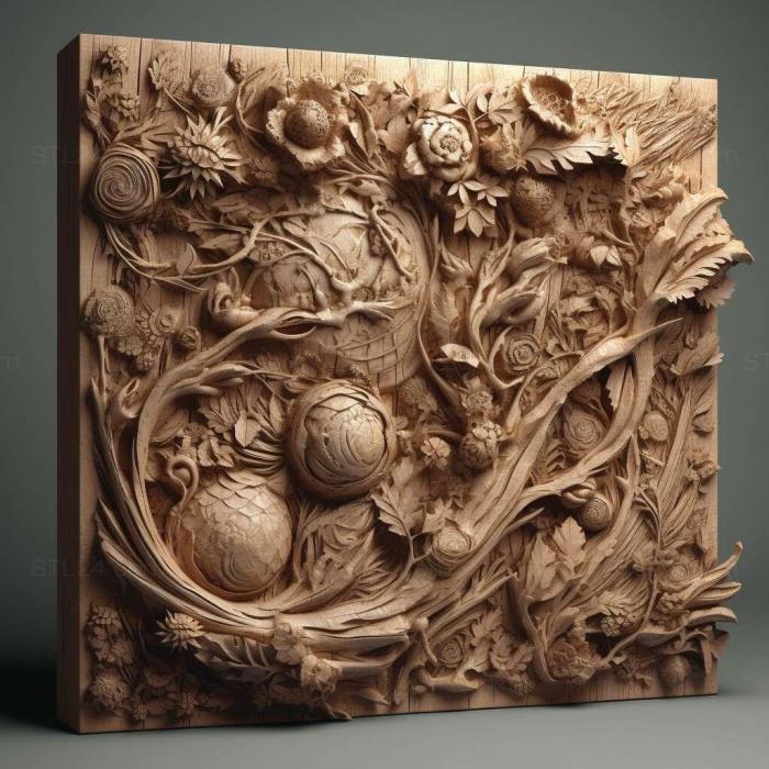 Patterns and decorations (stl Serviformica 1, PATTERN_1965) 3D models for cnc