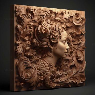Patterns and decorations stl Serviformica 2 3d model