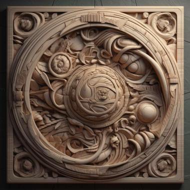 Patterns and decorations stl Cosmocomoidea atriclava 4 3d model