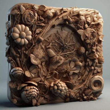 Patterns and decorations stl Phyllomya volvulus 3 3d model