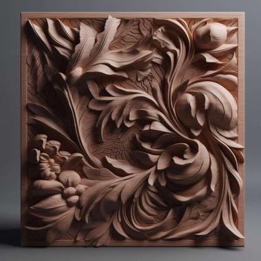 Patterns and decorations stl Formica pallidefulva 2 3d model