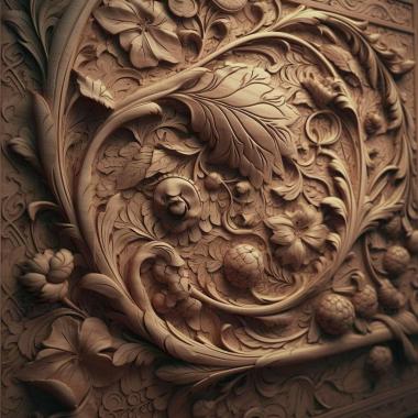 Patterns and decorations stl photorealistic intricate 1 3d model