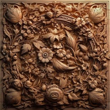Patterns and decorations stl photorealistic intricate 4 3d model
