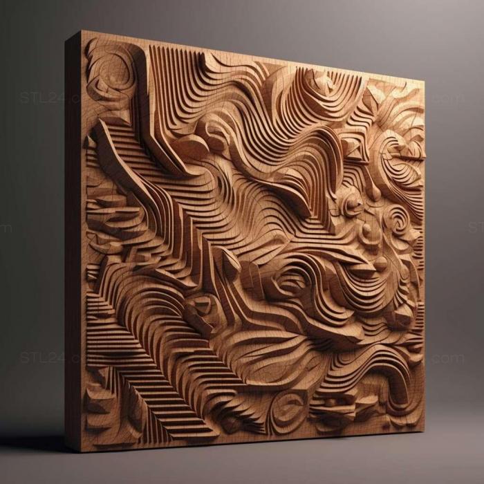 Patterns and decorations (stl generative designed 2, PATTERN_2034) 3D models for cnc