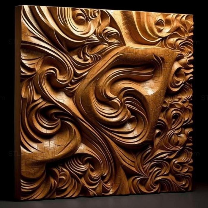 Patterns and decorations (stl abstract art 2, PATTERN_2038) 3D models for cnc