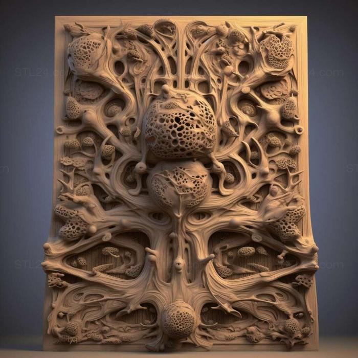 Patterns and decorations (stl Leptometriella 4, PATTERN_2084) 3D models for cnc