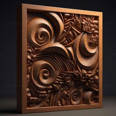 Patterns and decorations stl Daridna subtangens 1 3d model