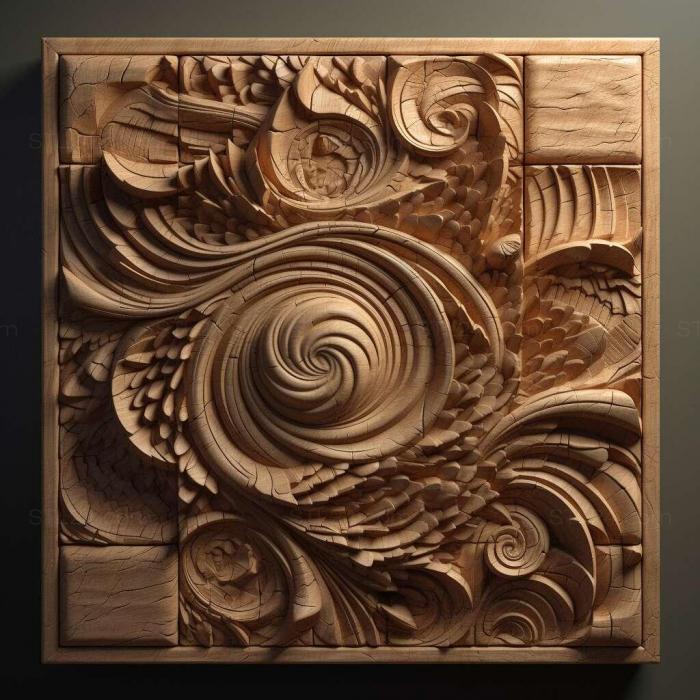 Patterns and decorations (stl Daridna subtangens 2, PATTERN_2102) 3D models for cnc