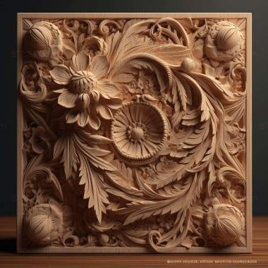 Patterns and decorations stl Phoboscincus 4 3d model