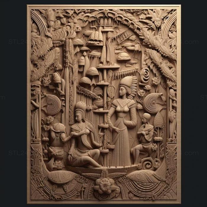 Patterns and decorations (stl Cosmocomoidea ashmeadi 4, PATTERN_2164) 3D models for cnc