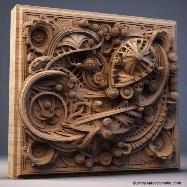 Patterns and decorations stl Daptonema setosum 1 3d model